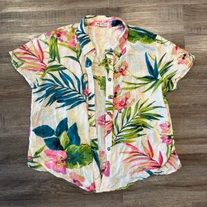 Billabong Hawaiian Buttondown Sz Medium Shirt
